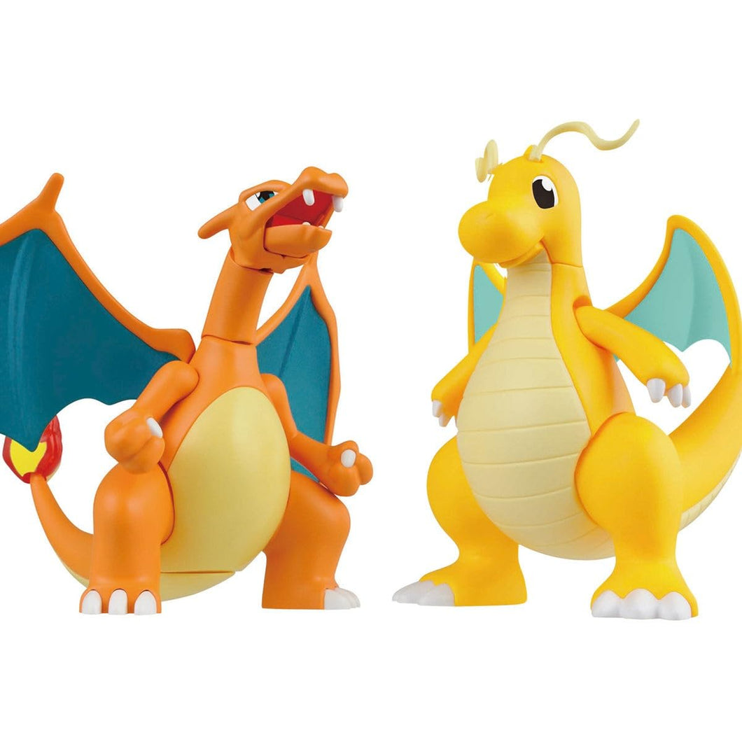 POKEMON MODEL KIT CHARIZARD & DRAGONITE