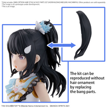 Load image into Gallery viewer, BANDAI 30MS OPTION HAIR STYLE &amp; FACE PARTS SET (HIORI KAZANO/MEGURU HACHIMIYA)
