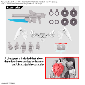 30MM 1/144 EXM-H15C ACERBY (TYPE-C)