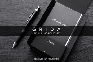 GUNPRIMER GRIDA PREMIUM SCRIBING SET